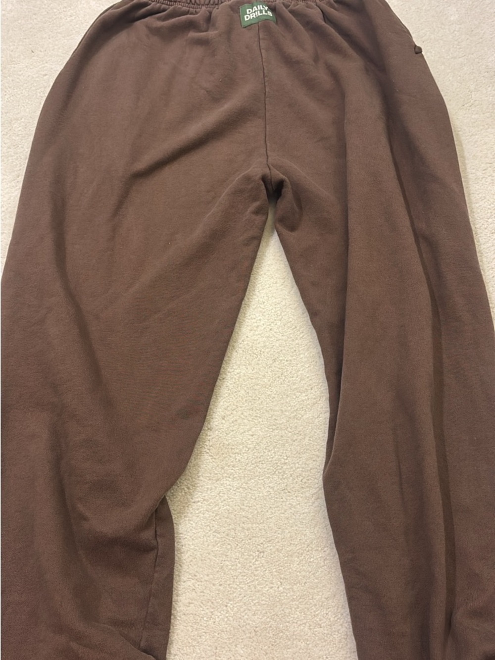 Daily Drills Brown Fleece Pants